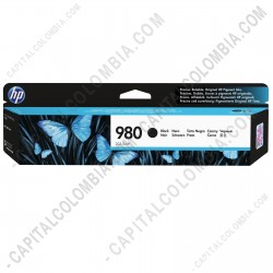 Ampliar foto de Cartucho HP Negro 980 Business Inkjet X555dn Multinacional, X585 (Ref. D8J10A)