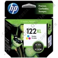 Cartucho HP 122XL Tricolor DESKJET 1000/ 2050/ 3050 de 330 Paginas Aprox.  (Ref. CH564HL)