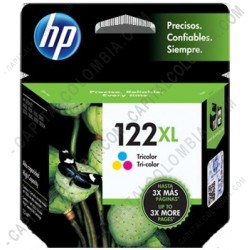 Ampliar foto de Cartucho HP 122XL Tricolor DESKJET 1000/ 2050/ 3050 de 330 Paginas Aprox.  (Ref. CH564HL)