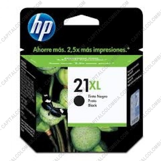 Cintas para impresoras POS, Tonner, CD, DVD y Otros, Marca: HP - Cartucho HP 21xl Negra para Deskjet F2280 para 475 páginas Aprox. (Ref. C9351CL)