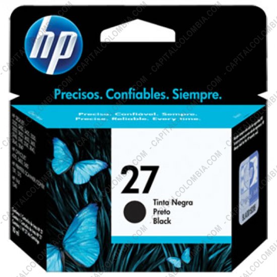 Cintas para impresoras POS, Tonner, CD, DVD y Otros, Marca: HP - Cartucho HP 27 Negro para Deskjet 3320/25/3420/25/5550/52/450 Mobile para 280 P&aacute;ginas Aprox. (Ref. C8727AL)