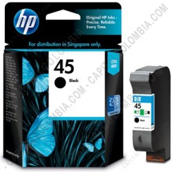 Ampliar foto de Cartucho HP 45 Negro Deskjet 815c/830c/955c Para 930 Páginas Aprox. (ref. 51645al)