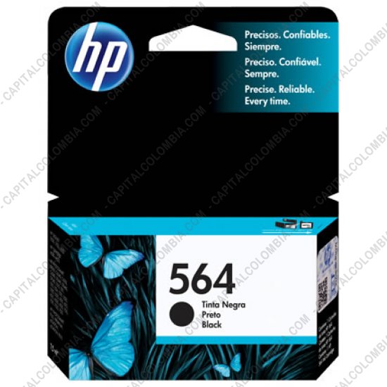 5-Pack HP 564 Genuine Ink Cartridges - Black, Color & Photo (Retail Box) For Photosmart D7560, B8550, More