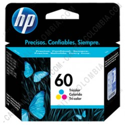 Ampliar foto de Cartucho Tricolor de Tinta Hp 60 de Bajo Rendimiento para F4280 para 165 Páginas (Ref. CC643WL)