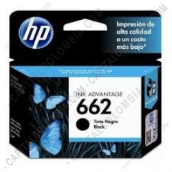 Ampliar foto de Cartucho HP 662 de color Negro para Deskjet Ink Advantage 2515, 3515, 1515, 1015, 3545, 4645, 2545, 2645 para 360 Páginas Aprox. (Ref. CZ103AL)