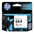Ampliar foto de Cartucho HP 664 Tricolor para Hp Deskjet Ink Advantage 1115/2135/3635/3835/4675 para 100 Páginas Aprox (Ref. F6V28AL)