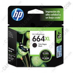 Ampliar foto de Cartucho Hp Negro 664xl para Hp Deskjet Ink Advantage 1115,2135,3635,3835,4675 para 480 Páginas Aprox. (Ref. F6V31AL)