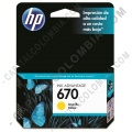 Cartucho HP 670 Amarillo para Deskjet Ink Advantage 3525/4615/4625/5525 para 300 P&aacute;ginas Aprox. (Ref. CZ116AL)