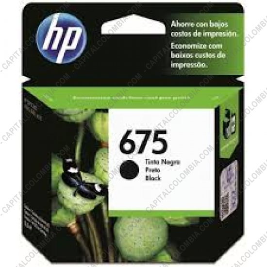 Cintas para impresoras POS, Tonner, CD, DVD y Otros, Marca: HP - Cartucho HP 675 Negro Officejet 4000/4400/4575 para 600 P&aacute;ginas Aprox. (Ref. CN690AL)