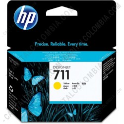 Ampliar foto de Cartucho HP 711 Amarillo para Designjet T120/T520 de 29ml - CZ132A
