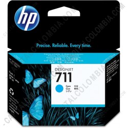 Ampliar foto de Cartucho HP 711 Cyan para Designjet T120/T520 de 29ml (Ref. CZ130A)