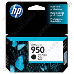 Ampliar foto de Cartucho Hp Negro 950 para Business Inkjet 8100 y Hp Multifunction 8600 para 1000 Páginas (Ref. CN049AL)