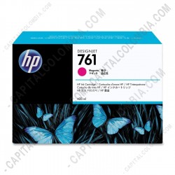 Ampliar foto de Cartucho Hp Magenta 761 para Desingjet T7100 de 400ml (Ref. CM993A)