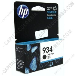 Ampliar foto de Cartucho Hp Negro 934 para Hp Officejet Pro 6830 para 400 Páginas Aprox. - C2P19AL
