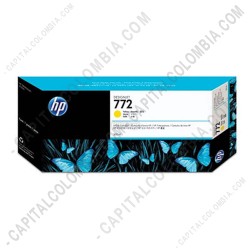 Ampliar foto de Cartucho Hp Yellow 772 para Desingjet Z5200 de 300ml (Ref. CN630A)