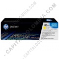 Toner HP 125A Amarillo para Laserjet Cp1515n/Cp1215/Cm1312mfp  para 1.400 P&aacute;ginas Aprox. (Ref. CB542A)