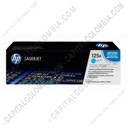 Ampliar foto de Toner HP 125A Cyan para Laserjet CP1515n/CP1215/CM1312mfp para 1.400 Páginas Aprox. (Ref. CB541A)