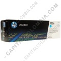 Toner HP 128A Cyan para Laserjet Cp1525/Cm1415 para 1300 P&aacute;ginas Aprox. (Ref. CE321A) 