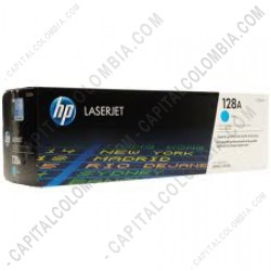 Ampliar foto de Toner HP 128A Cyan para Laserjet Cp1525/Cm1415 para 1300 Páginas Aprox. (Ref. CE321A) 