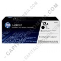 Toner HP 12A Negro x 2 Unidades para Laserjet 1000 y 3000 para 2.000 P&aacute;ginas Aprox. por Cartucho  (Ref. Q2612AD)
