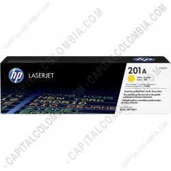 Ampliar foto de HP 201A Yellow LaserJet Toner Cartridge (Ref. CF402A)