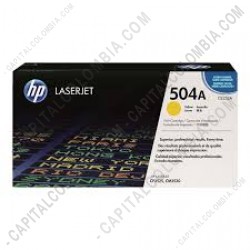 Ampliar foto de Toner Hp Amarillo Laserjet Cp3525 / 3525dn / 3525x, 7000 Páginas (Ref. CE252A)