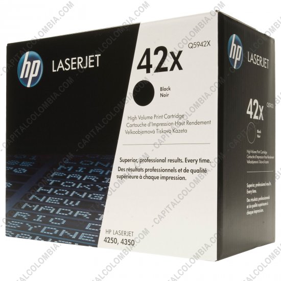 Cintas para impresoras POS, Tonner, CD, DVD y Otros, Marca: HP - Toner HP Negro Laserjet 4250/4350 20.000 Páginas Alto Rendimiento