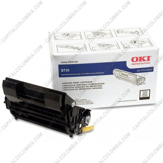 Cintas para impresoras POS, Tonner, CD, DVD y Otros, Marca: Oki - Toner OKI para impresora B730 de 26.000 páginas