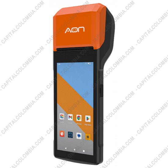 Computadores y Monitores para Punto de Venta (POS), Marca: Aon - Terminal Port&aacute;til 2D Android OctaCore 4G/Wifi/Bluetooth/Impresora - AON PAM-100