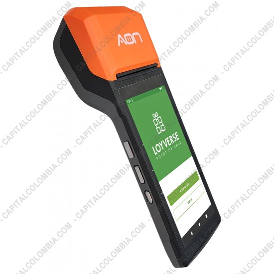 Computadores y Monitores para Punto de Venta (POS), Marca: Aon - Terminal Port&aacute;til 2D Android OctaCore 4G/Wifi/Bluetooth/Impresora - AON PAM-100