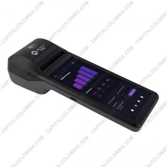 Computadores y Monitores para Punto de Venta (POS), Marca: Jaltech - Terminal Port&aacute;til 2D Android OctaCore 4G/Wifi/Bluetooth - Jaltech JAL-POS T-1