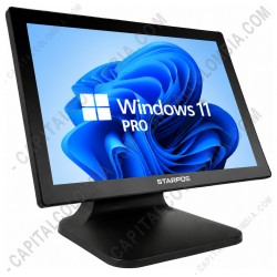 Ampliar foto de Computador para punto de venta Touch marca StarPos All in One STAR-Z156W Core i3 7th Gen, 8GB Ram, 256GB SSD y Windows 11 Pro