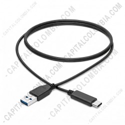 Ampliar foto de Cable USB-C a USB-A Zebra para carga y comunicaci&oacute;n - CBL-TC5X-USBC2A-01