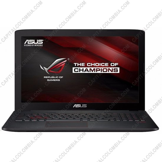 Computadores y Portátiles, Marca: Asus - Portátil ASUS Gamer GL552VW-DM643T Core™ i7-6700HQ, Pantalla 15.6" FHD, RAM 4GB, DD 1TB, Video NVidia Geforce GTX960m de 2Gb  (Ref. 90NB09I3-M07810_G)