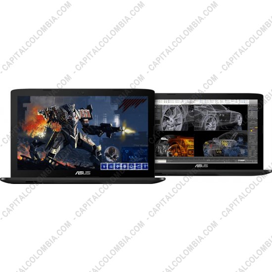 Computadores y Portátiles, Marca: Asus - Portátil ASUS Gamer GL552VW-DM643T Core™ i7-6700HQ, Pantalla 15.6" FHD, RAM 4GB, DD 1TB, Video NVidia Geforce GTX960m de 2Gb  (Ref. 90NB09I3-M07810_G)