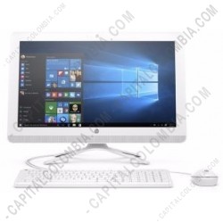 Ampliar foto de Computador HP todo en uno Core-I3/4GB/1TB/21.5" color blanco 22-b009la (Ref. V9C07AA#ABM)