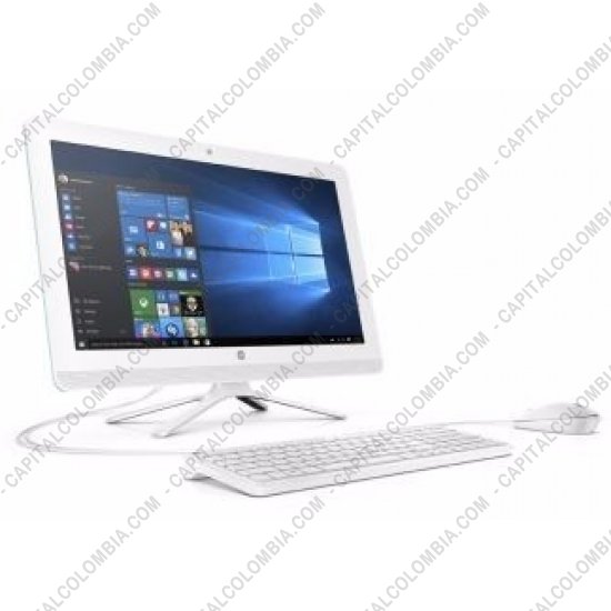 Computadores y Portátiles, Marca: HP - Computador HP todo en uno Core-I3/4GB/1TB/21.5" color blanco 22-b009la (Ref. V9C07AA#ABM)