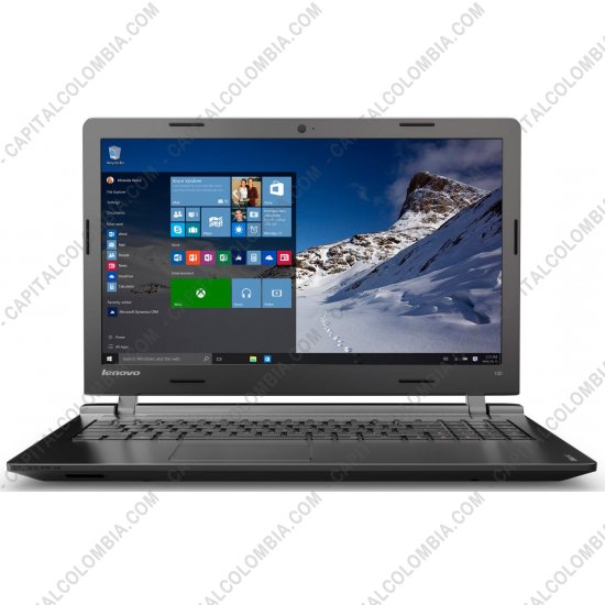 Computadores y Port&aacute;tiles, Marca: Lenovo - Port&aacute;til Lenovo 100-15IBD color Negro, Corei5/4288U/3.1Ghz, Pantalla de 15.6", Disco Duro de 1TB, RAM 4GB, Win 10 Home  (Ref. 80QQ01GGLM)