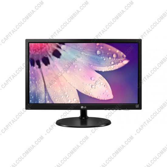 Computadores y Portátiles, Marca: LG - Monitor de marca LG tipo LED de 18.5" HD 1366x768, puertos VGA y HDMI - Ref. 19M38H-B