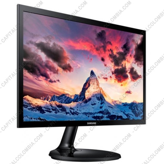 Computadores y Portátiles, Marca: Samsung - Monitor Samsung Full HD de 24" con diseño súper delgado (Ref. LS24F350FHLXZL)