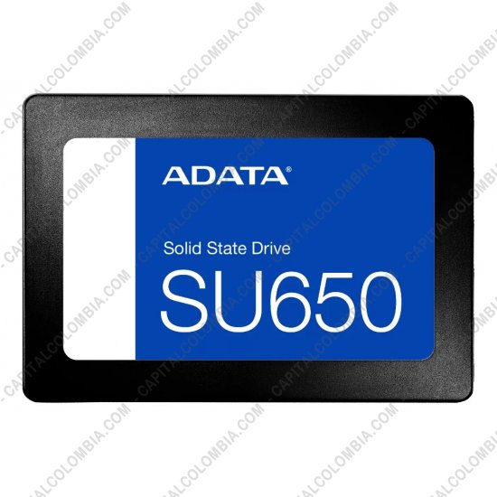 Discos duros externos, de estado s&oacute;lido, Memorias USB, Kingston, Marca: Adata - Disco duro s&oacute;lido Adata SU650 SSD interno 2.5" SATA - 1TB