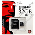 Discos duros externos, de estado sólido, Memorias USB, Kingston, Marca: Kingston - Memoria Kingston Micro SD 32GB Micro con Adaptador SD
