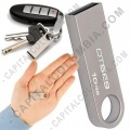 Ampliar foto de Memoria USB Kingston de 16GB Metálica DTSE9H/16GB