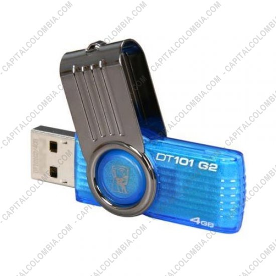 Discos duros externos, de estado sólido, Memorias USB, Kingston, Marca: Kingston - Memoria USB Kingston de 4GB (DT101G2)