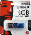 Discos duros externos, de estado sólido, Memorias USB, Kingston, Marca: Kingston - Memoria USB Kingston de 4GB (DT101G2)