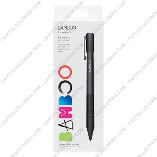 EOL, Marca: Wacom - Lápiz Bamboo Stylus Fineline 2 para IPAD3 (o superior) sensible a la presión color negro (Ref. CS600C1K)