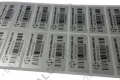 Venta de 2.500 etiquetas impresas metalizadas para activos fijos con pegante de seguridad (Incluye etiquetas e impresión)