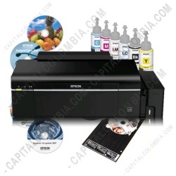 Ampliar foto de Impresora de Inyección Epson L800 Photo (Ref. C11CB57201)
