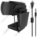 Camara Web 720p marca Sat Ref. X11 con Micrófono incorporado conexión USB y 3.5mm