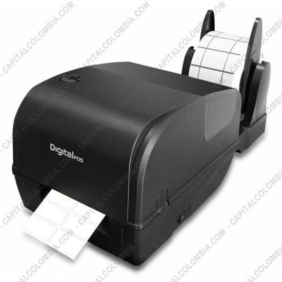 Impresoras de Etiquetas de C&oacute;digos de barras y Carnets, Marca: DigitalPos - Impresora de Etiquetas Adhesivas con Soporte Externo - DigitalPos DIG-TT426B